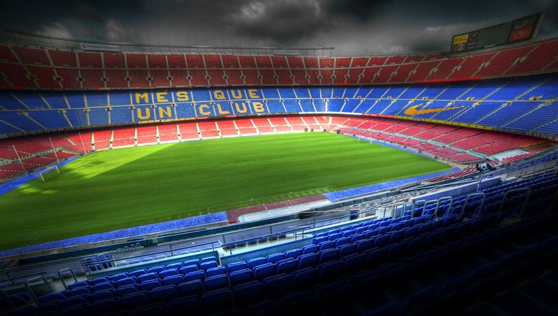 Stadion Camp Nou v Barceloni